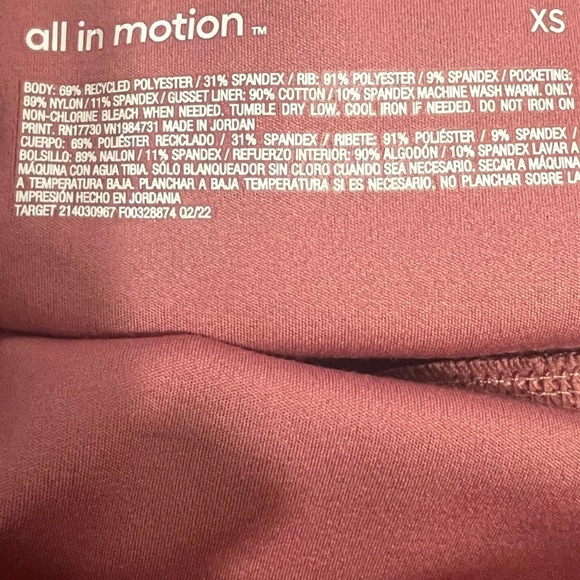 ALL IN MOTION Woman's High-Rise Leggings with Zipper Pockets​​​ - Picture 4 of 7